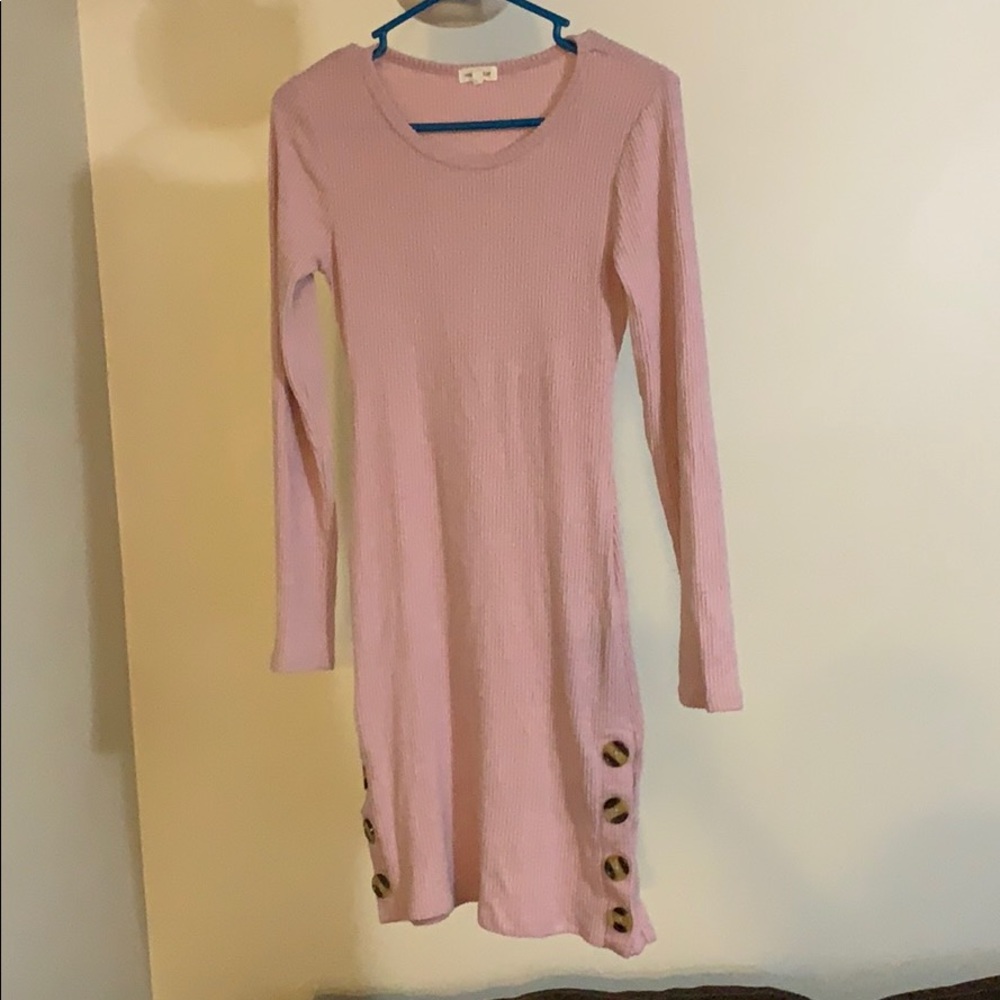 Blush sweater dress from Nanamacs